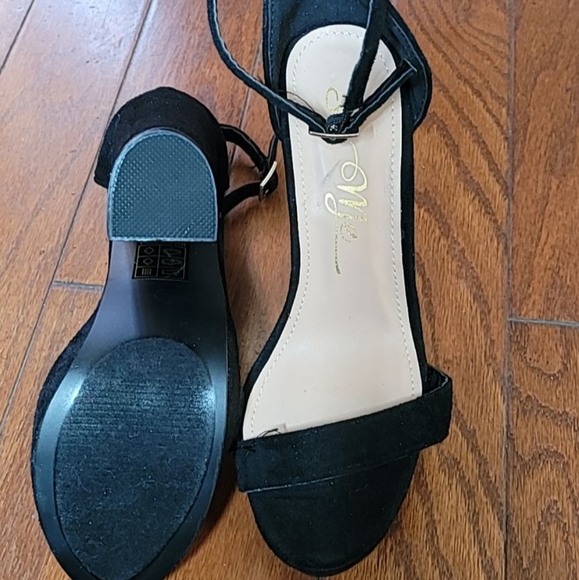 Black Suede Heels - Picture 3 of 4